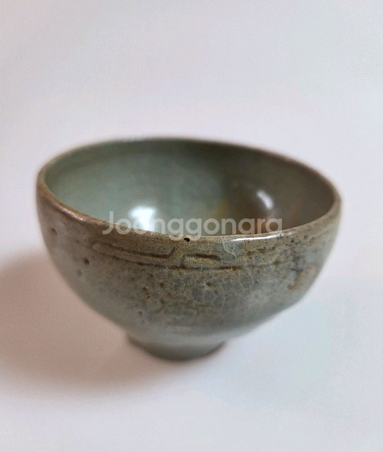 고미술품 고려시대 전기 고려청자 찻잔--2