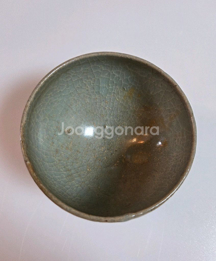 고미술품 고려시대 전기 고려청자 찻잔--3