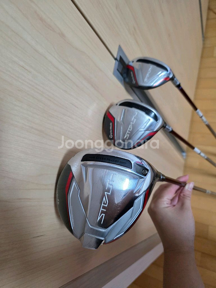 (완전정품)테일러메이드 스텔스 골프채(여성)일괄3세트--0
