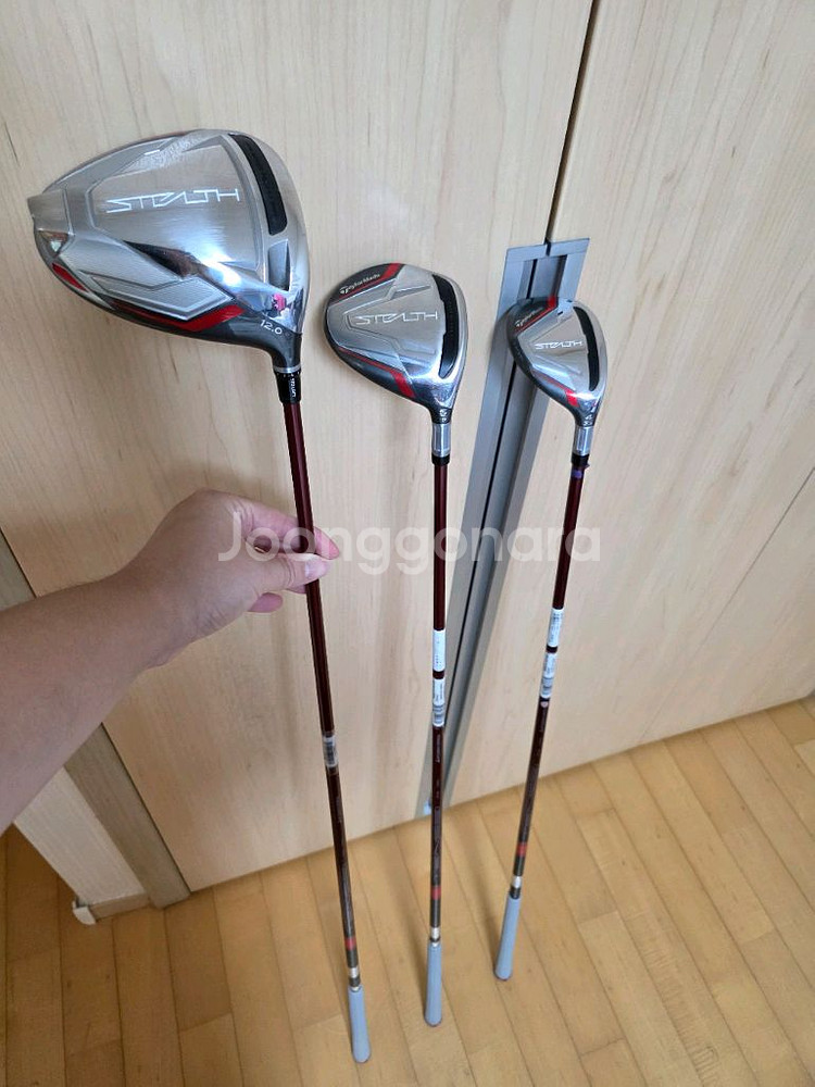 (완전정품)테일러메이드 스텔스 골프채(여성)일괄3세트--1