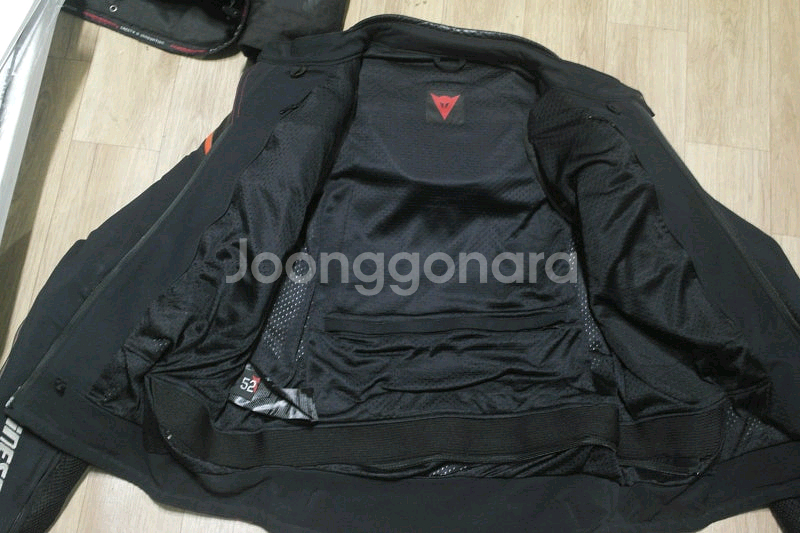 [신형] 다이네즈 슈퍼 메쉬 반가죽자켓 52호 -검빨--1