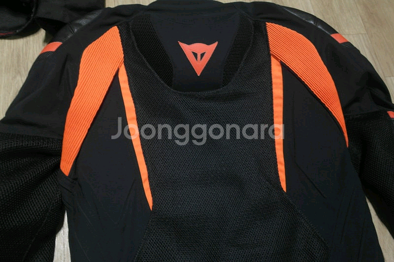 [신형] 다이네즈 슈퍼 메쉬 반가죽자켓 52호 -검빨--4