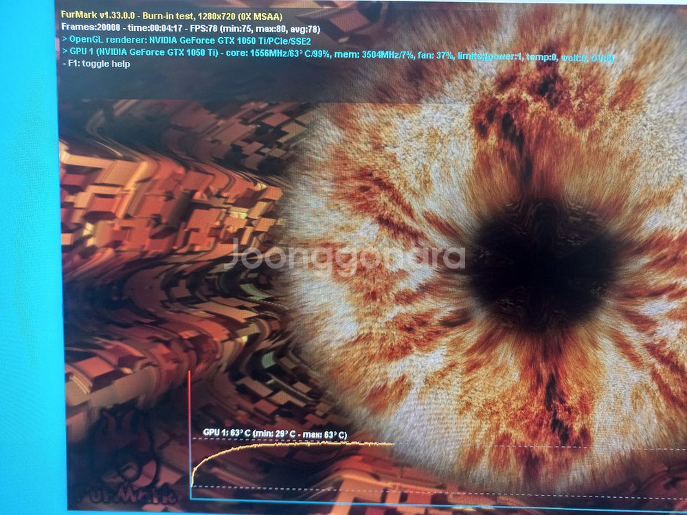 GTX1050 TI 4G 그래픽카드--0