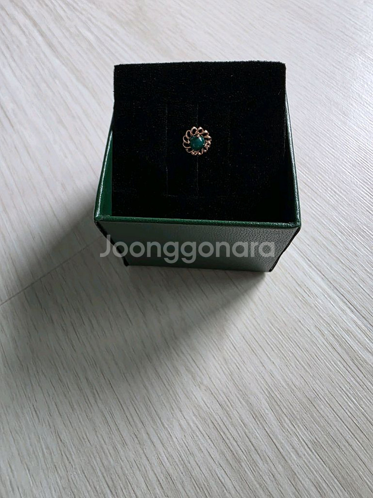 14k그린오닉스 피어싱--0