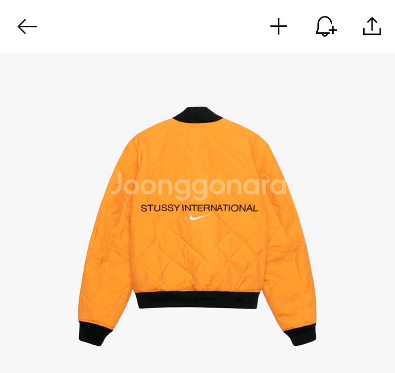 (us XL)나이키 스투시 나투시 리버시블 자켓 올리브--2