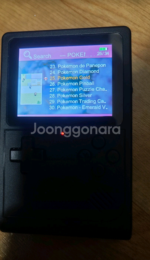 포켓몬 게임 포함된 게임기 싸게 팝니다--1