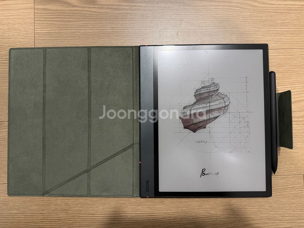 오닉스 북스 노트 에어c4 컬러 이북리더기 판매합니다--1