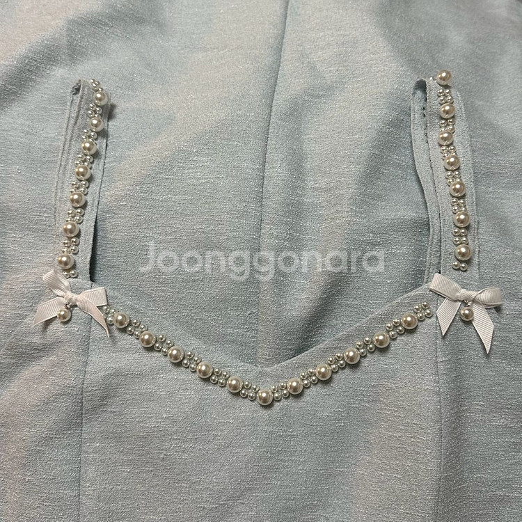 바이씨니 제작 하늘진주뷔스티에원피스 소라 라지--3