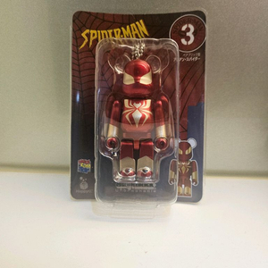 베어브릭x스파이더맨 3번상 아이언 스파이더 해피쿠지(새
