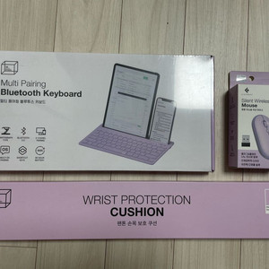 블루투스 키보드, 마우스, 손목 보호대 세트