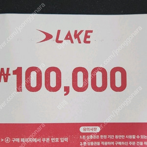 레이크 클릿 슈즈 10만원 교환권
