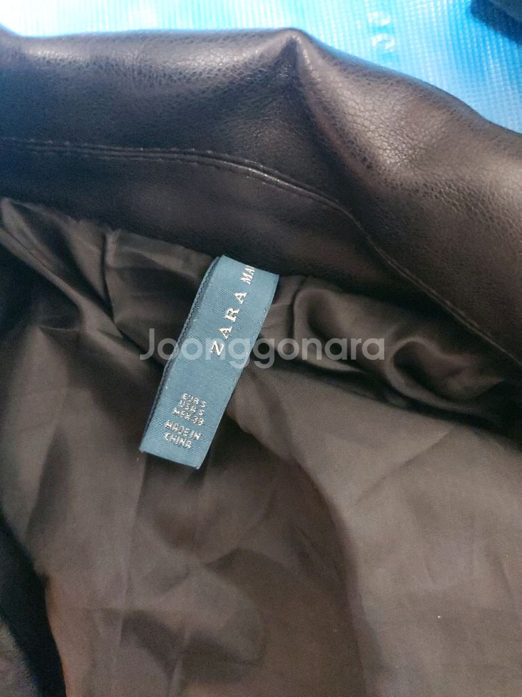 자라 zara 가죽자켓 s사이즈--3