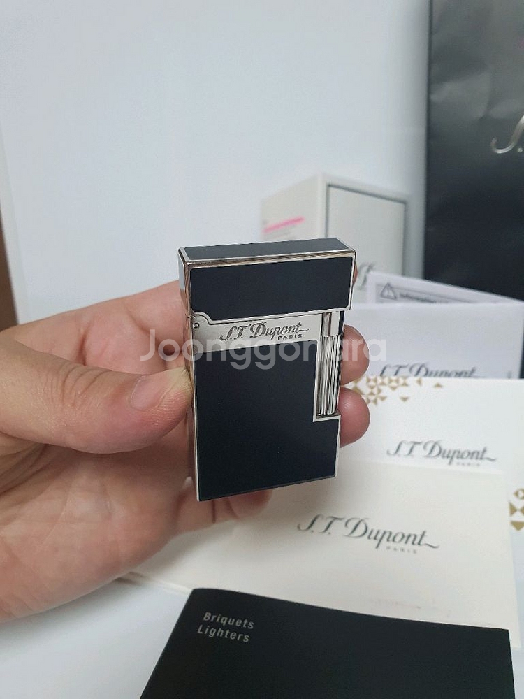 풀세트 듀퐁라이터 라인2 신형 ca16296 블랙래커--0