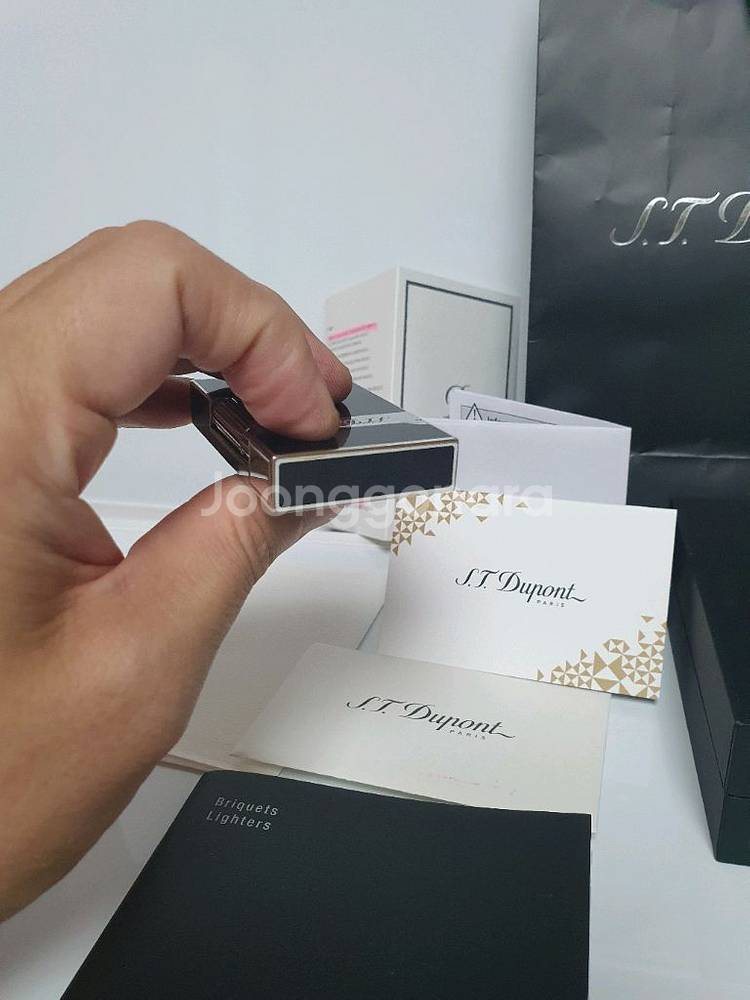 풀세트 듀퐁라이터 라인2 신형 ca16296 블랙래커--6