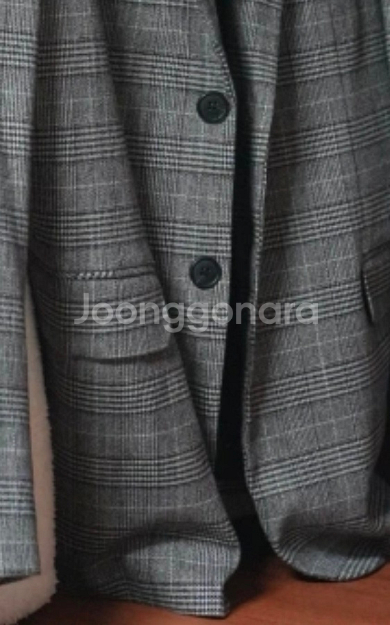 모디파이드 글렌체크 싱글 블레이져 M1665--7