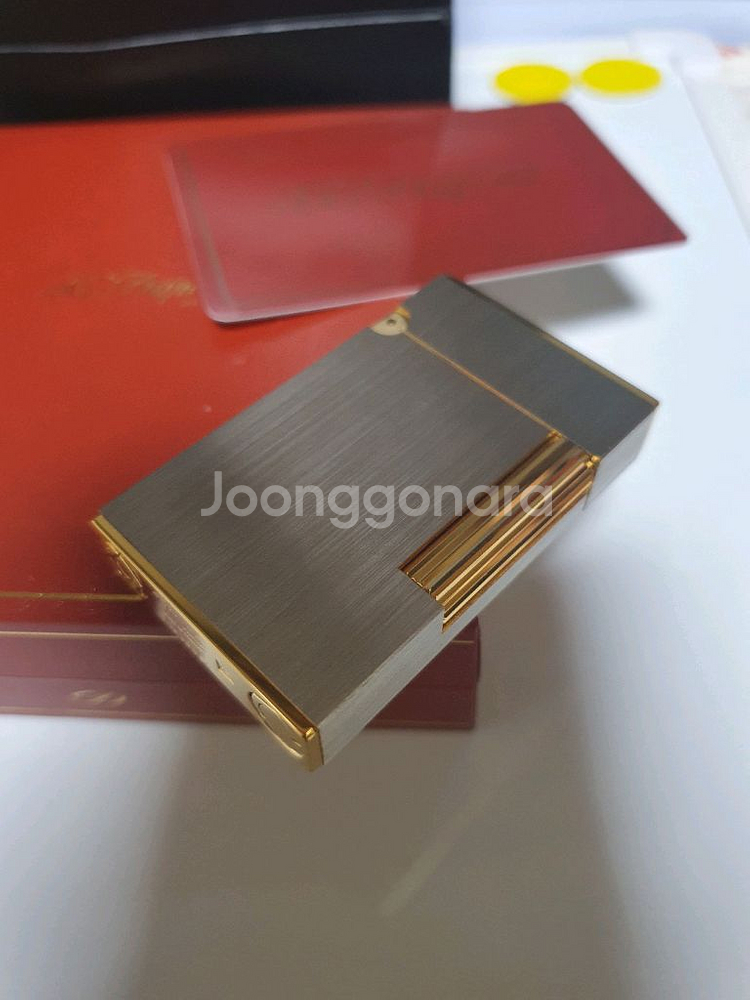 새상품 듀퐁라이터 라인2 ca16401 브러쉬드 콤비--7