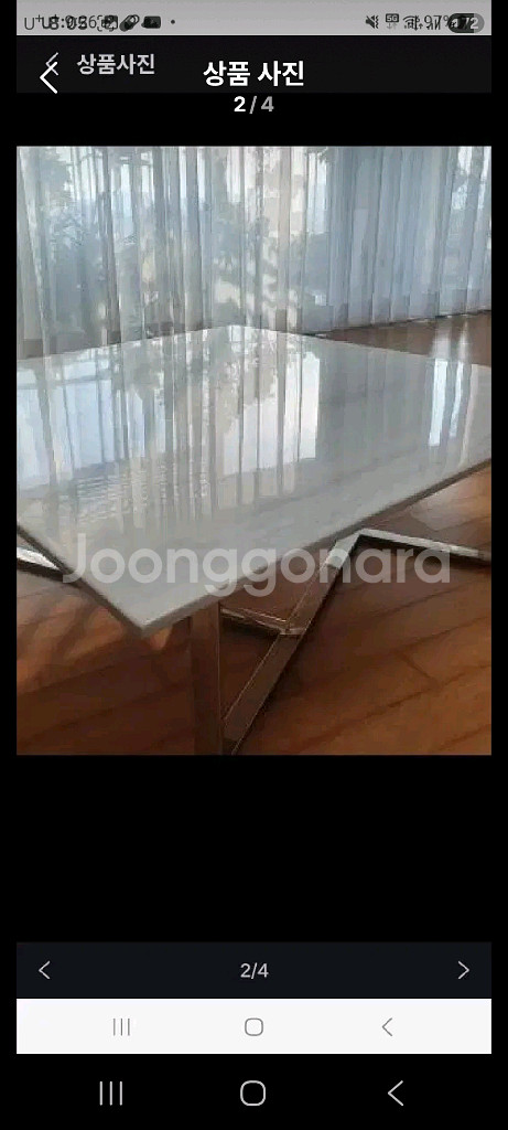 대리석 거실 테이블--1