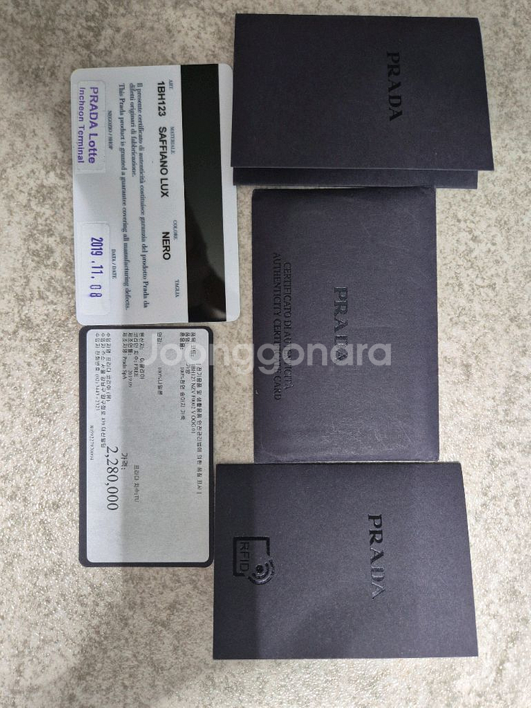 프라다 오데뜨 숄더백--6