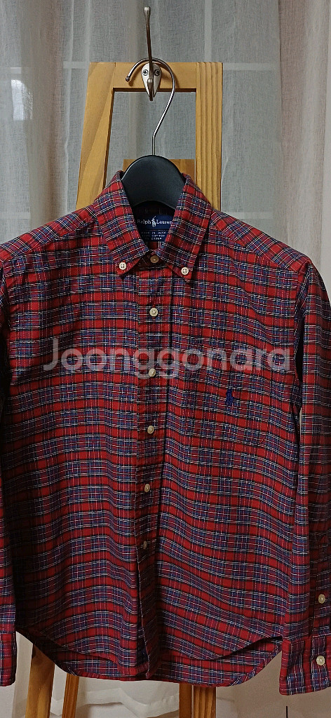 폴로키즈 체크 셔츠 7(택포)--2