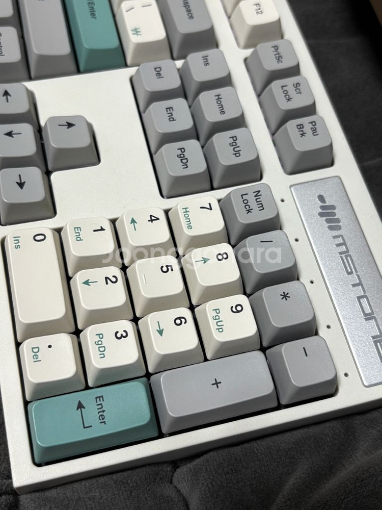 엠스톤 그루브 풀배열 키보드 밀키축--2