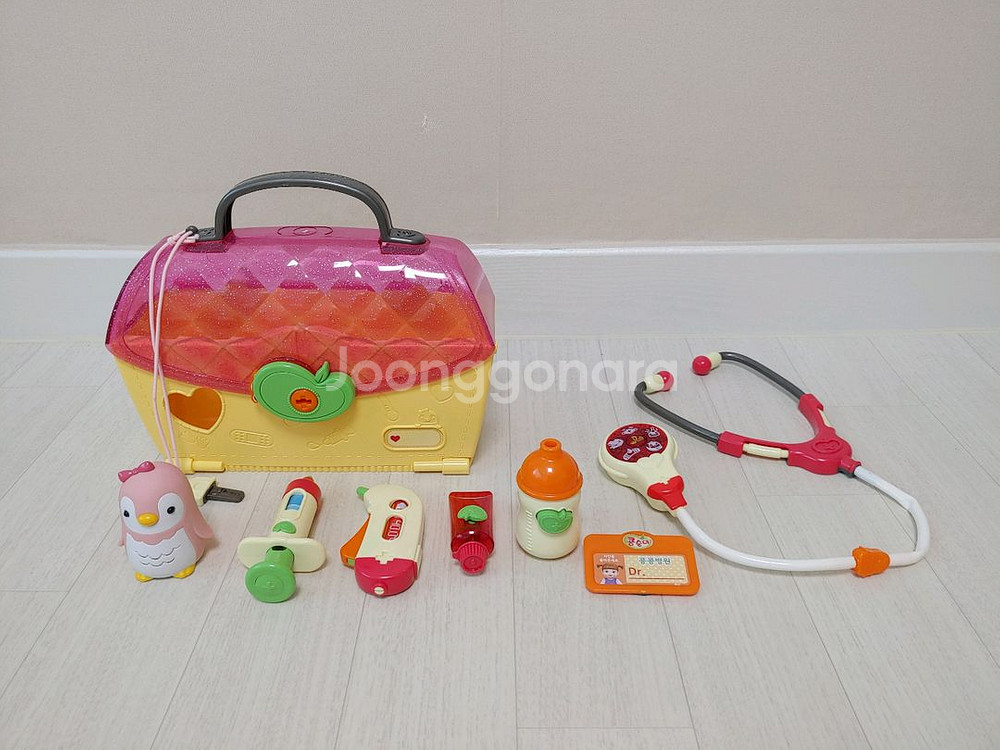 콩순이 두뇌매트, 세탁기, 아이스크림, 병원놀이 장난감--5