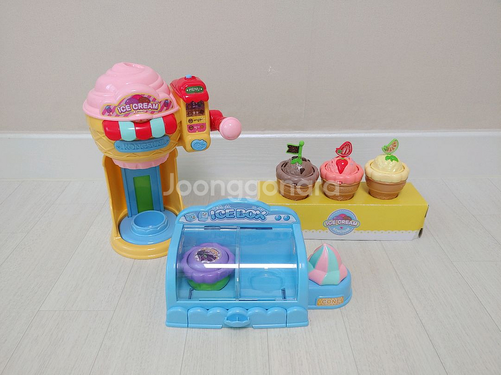 콩순이 두뇌매트, 세탁기, 아이스크림, 병원놀이 장난감--4
