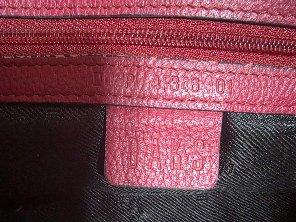 닥스 클러치백 레드--3