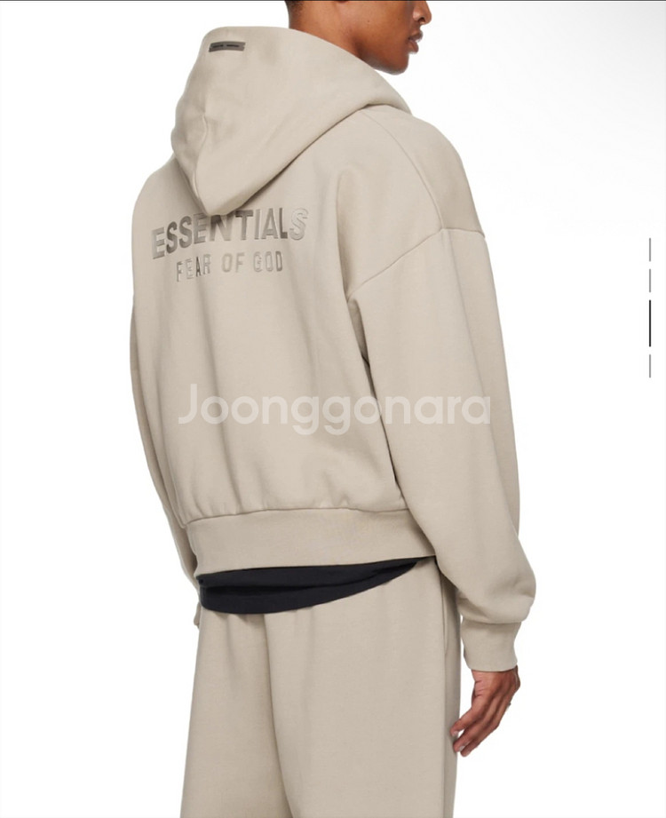 2XL(XXL) 피오갓 에센셜 클래식 후드 집업 팀버--3