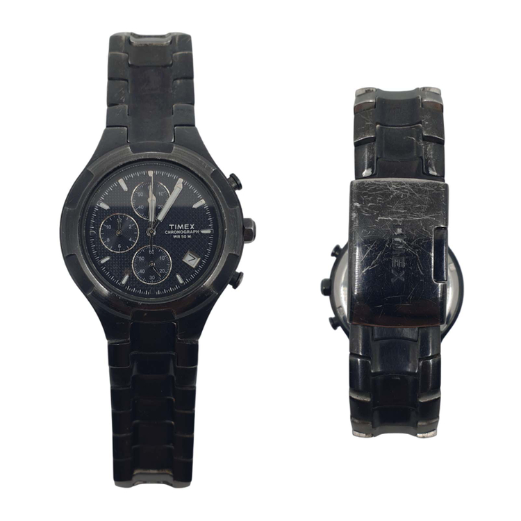 타이맥스 TIMEX J6 메탈밴드 쿼츠 시계 38mm--6