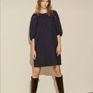 아떼 바네사브루노 네이비 플라워 원피스