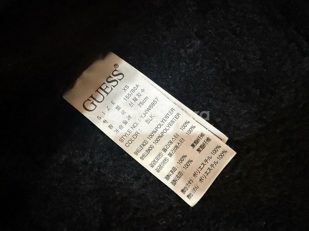 게스 여성 블랙 무스탕 자켓 XS(대전신세계백화점구매)--9