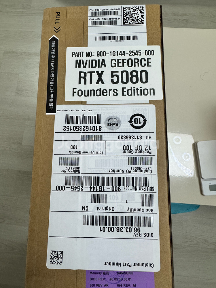 엔비디아 RTX5080 fe 리더스시스템즈(미개봉)--0