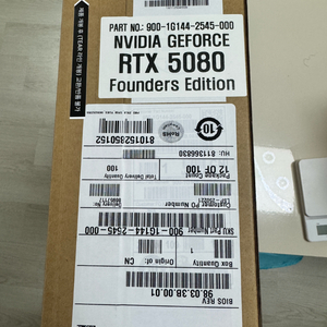 엔비디아 RTX5080 fe 리더스시스템즈(미개봉)