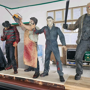 1/4 크기 고전 호러 영화 피규어 세트