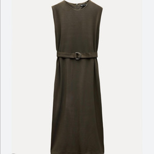 ZARA 벨트 미디 원피스