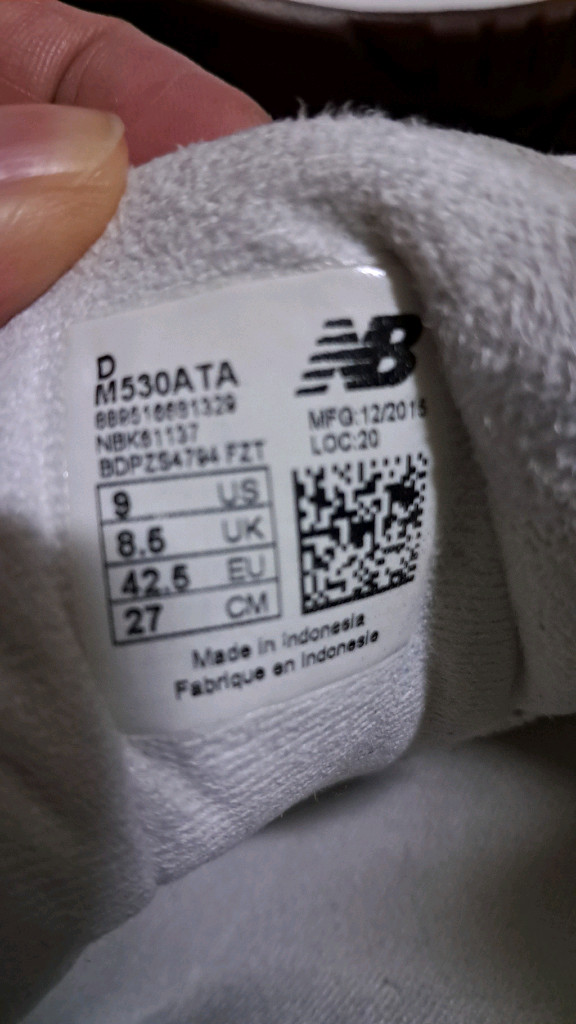 뉴발란스 530 운동화 270 3만원 이미지