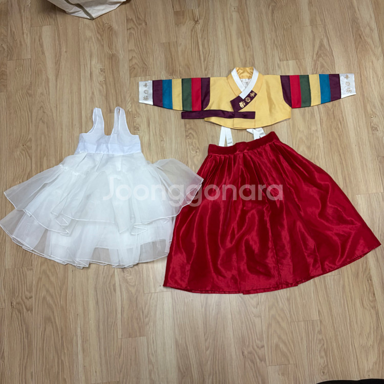 여아 한복 2호 고급한복, 속치마1호 포함--4