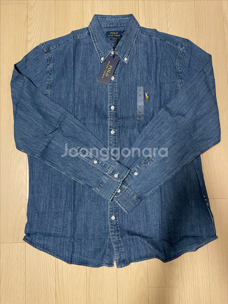 [새제품] 폴로 RalphLauren 데님 청셔츠 XL--0