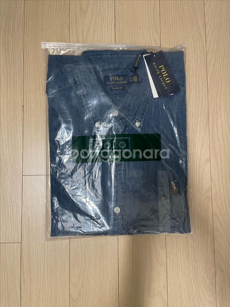 [새제품] 폴로 RalphLauren 데님 청셔츠 XL--3