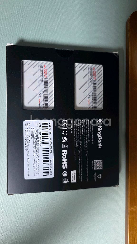 킹뱅크 DDR5 6800 CL34 32GB(16Gx2)--0