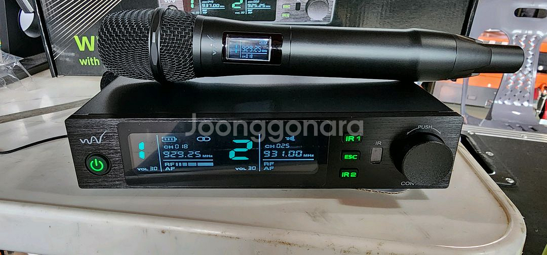 2채널무선마이크(신품)/웨이브즈 Wer-902--1
