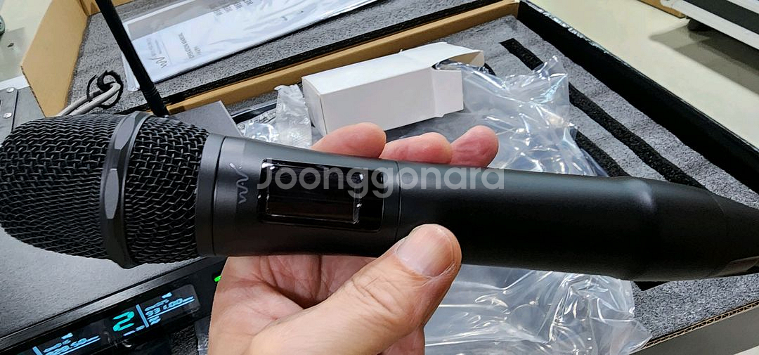 2채널무선마이크(신품)/웨이브즈 Wer-902--4