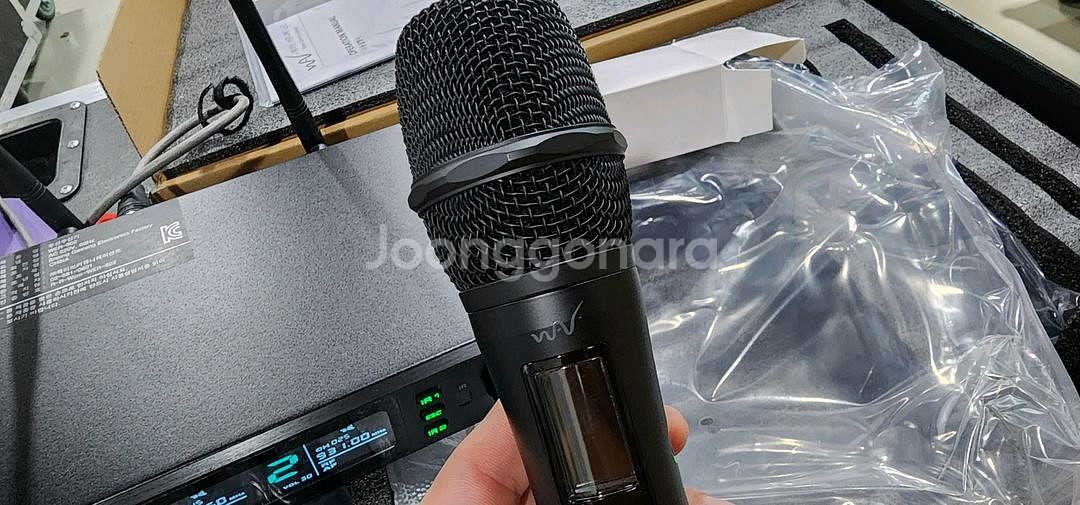 2채널무선마이크(신품)/웨이브즈 Wer-902--5