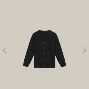 웨어웨더 루 가디건 새상품 블랙