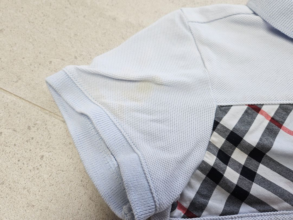 버버리 키즈 체크 폴로 티셔츠 6Y 이미지