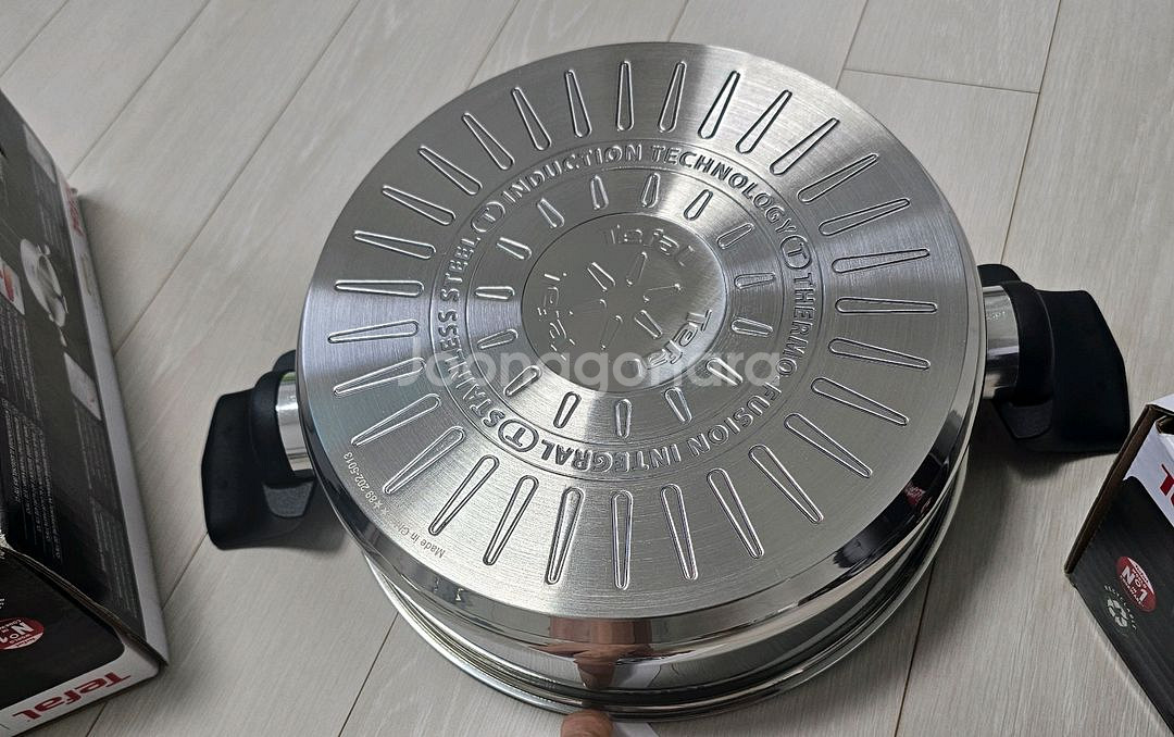 새상품) 테팔 24cm 냄비 한개+고무장갑 2켤레 일괄--3