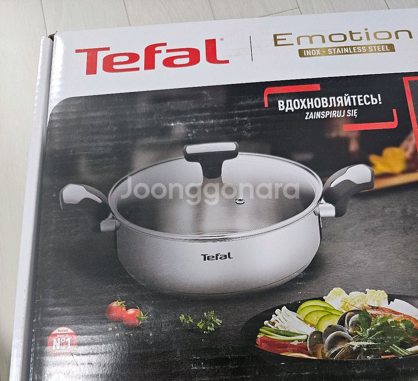 새상품) 테팔 24cm 냄비 한개+고무장갑 2켤레 일괄--4