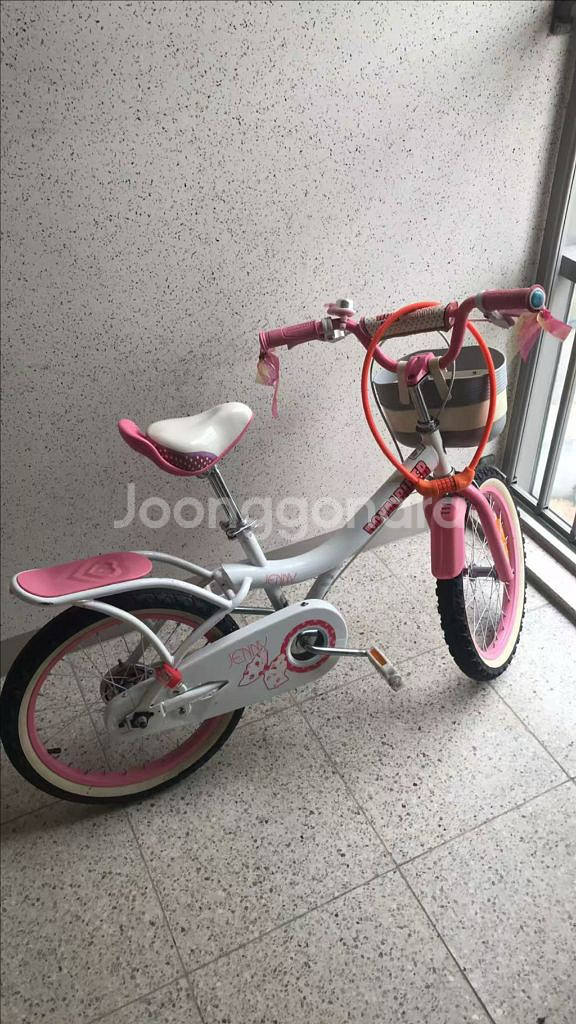 아동자전거 18인치 핑크--0
