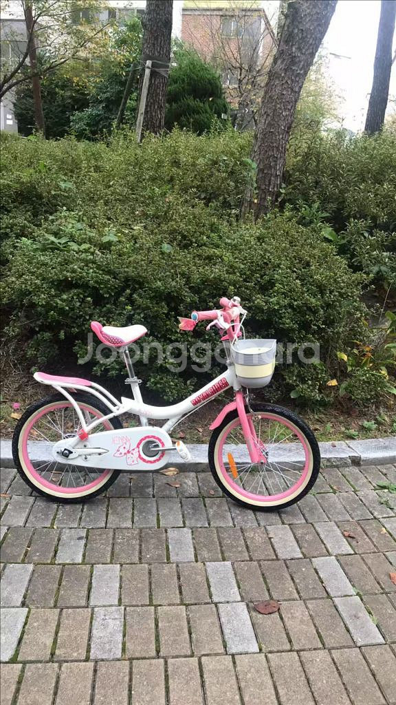 아동자전거 18인치 핑크--1