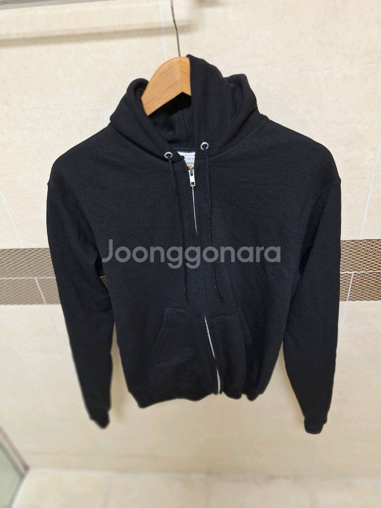 # 챔피온 블랙 후드집업 S--0